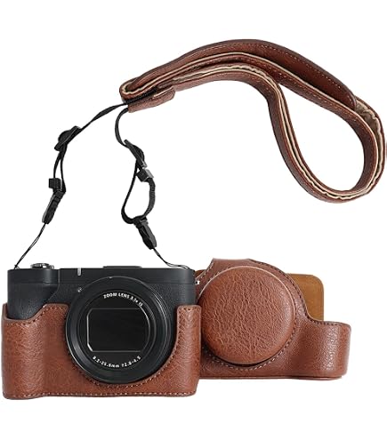 Amazon.co.jp: For Canon PowerShot V1 ケース カバー （ストラップ